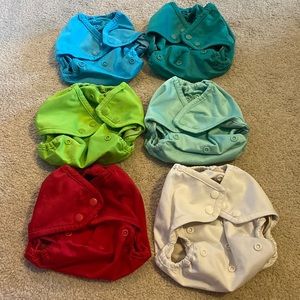 Set of 6 Runparooz cloth diaper covers